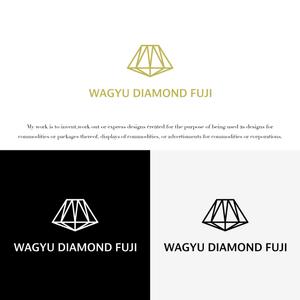 KT (KANJI01)さんのオリジナルブランド和牛『WAGYU DIAMOND FUJI』のロゴへの提案