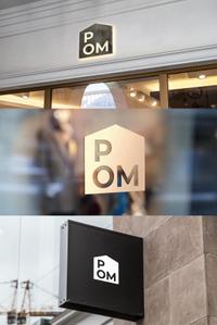 KT (KANJI01)さんの不動産会社『POM』のロゴ作成への提案