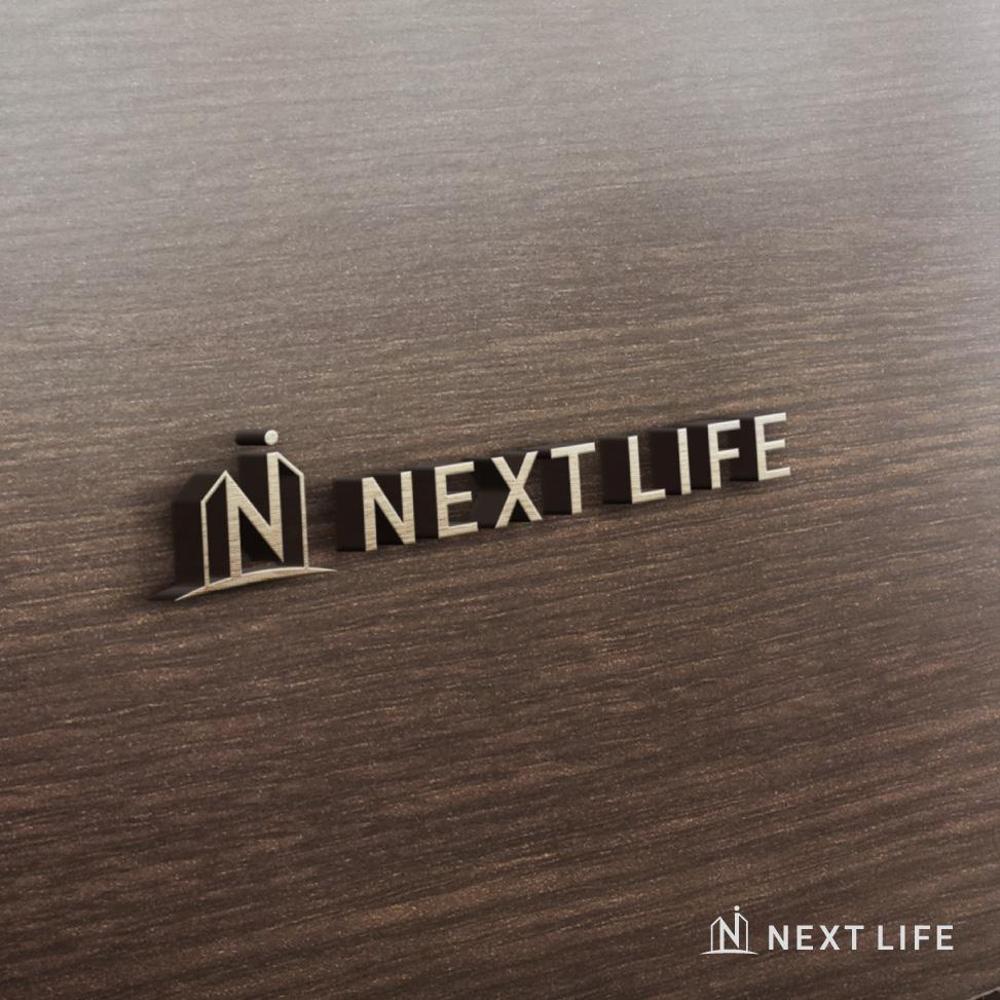 不動産事業をメインとする会社「NEXT LIFE」のロゴ作成