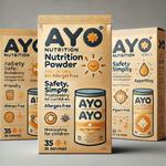 takahashi_s (bridgetbudapest)さんの子どもの栄養サプリメント「無味無臭の栄養パウダーAyo」の商品パッケージデザイン大募集！への提案