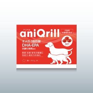 tosho-oza (tosho-oza)さんの動物サプリメント　クリルオイル　パッケージデザイン　商品名：aniQrillへの提案