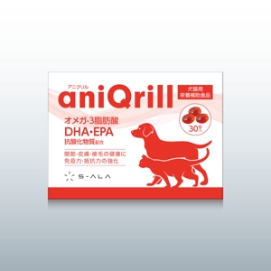 tosho-oza (tosho-oza)さんの動物サプリメント　クリルオイル　パッケージデザイン　商品名：aniQrillへの提案