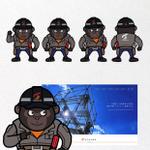 alphathink (ALPHATHINK)さんの足場工事会社イメージキャラクターロゴへの提案
