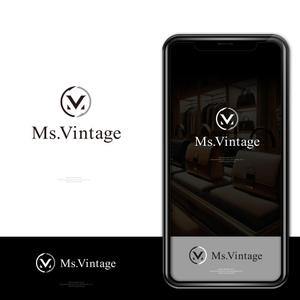 HAND (Handwerksmeister)さんの中古ラグジュアリーブランドショップ「Ms.Vintage」のロゴ制作への提案