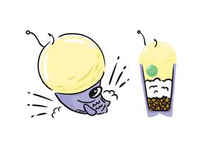 higa (honwaka232)さんの魚の形をしたオリジナルアイスクリームのイラストへの提案