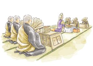 FuyukiS (FuyukiS)さんのお寺法要のイラストへの提案