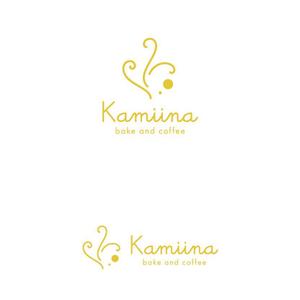 marutsuki (marutsuki)さんの焼き菓子とコーヒーの店　Kamiina bake and coffee のロゴへの提案