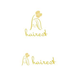 marutsuki (marutsuki)さんの美容室新ブランド【hairest（ヘアレスト）】ロゴデザインへの提案