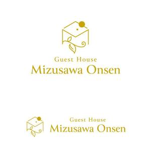 marutsuki (marutsuki)さんの長期滞在型ゲストハウス「Guest House Mizusawa Onsen」のロゴへの提案