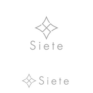 marutsuki (marutsuki)さんの美容室「Siete」のロゴへの提案