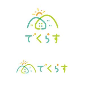 marutsuki (marutsuki)さんの埼玉県の田舎で開業する不動産業「合同会社でくらす」のロゴ作成への提案