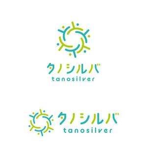 marutsuki (marutsuki)さんの高齢者向け生活支援プラットフォーム「タノシルバ」のロゴへの提案