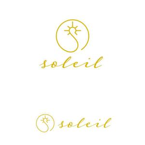 marutsuki (marutsuki)さんの美術品等を扱う店舗・ネット販売会社「㈱soleil」（ソレイユ　意味：太陽）のロゴデザインです。への提案