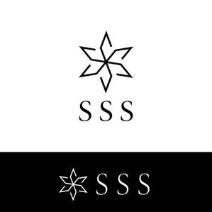 marutsuki (marutsuki)さんの新会社「株式会社SSS（スリーエフ）」のロゴ作成｜美容医療・黒・洗練・強さがテーマへの提案