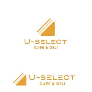 marutsuki (marutsuki)さんのカフェ「U-SELECT CAFE & DELI」のロゴとロゴイラストマークへの提案