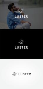 tanaka10 (tanaka10)さんのアパレルブランド「LUSTER」(ラスター)のシンボルマーク付きロゴへの提案