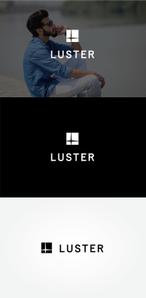 tanaka10 (tanaka10)さんのアパレルブランド「LUSTER」(ラスター)のシンボルマーク付きロゴへの提案