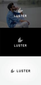 tanaka10 (tanaka10)さんのアパレルブランド「LUSTER」(ラスター)のシンボルマーク付きロゴへの提案
