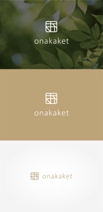 tanaka10 (tanaka10)さんのガーゼケットブランド「onakaket」のロゴへの提案