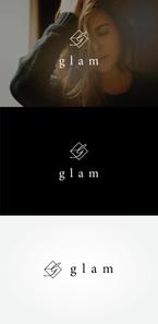 tanaka10 (tanaka10)さんの美容室「glam」のロゴへの提案