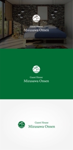 tanaka10 (tanaka10)さんの長期滞在型ゲストハウス「Guest House Mizusawa Onsen」のロゴへの提案