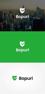 tanaka10 (tanaka10)さんの建設関係の施工写真管理アプリ「Bopuri」のロゴデザインへの提案
