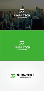 tanaka10 (tanaka10)さんの北海道帯広市を拠点に法人・個人向けに建築板金業を営む「ニヒラテック株式会社」のロゴへの提案