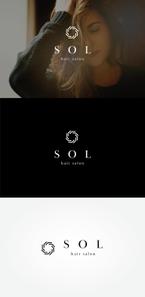 tanaka10 (tanaka10)さんの美容室　SOL ロゴへの提案