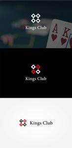 tanaka10 (tanaka10)さんのポーカーバー「Kings Club」のロゴへの提案