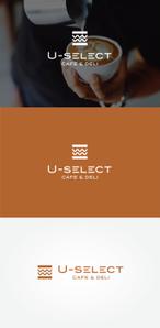 tanaka10 (tanaka10)さんのカフェ「U-SELECT CAFE & DELI」のロゴとロゴイラストマークへの提案