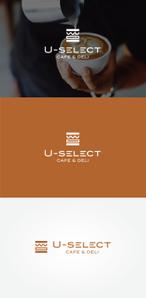 tanaka10 (tanaka10)さんのカフェ「U-SELECT CAFE & DELI」のロゴとロゴイラストマークへの提案