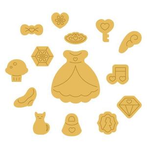 imasu design (imasu)さんのチョコペンでお絵かきして遊ぶ、かわいいクッキー型に使用するイラストへの提案