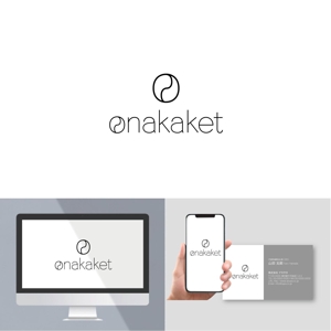 angie design (angie)さんのガーゼケットブランド「onakaket」のロゴへの提案