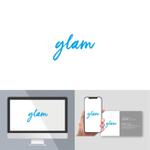 angie design (angie)さんの美容室「glam」のロゴへの提案