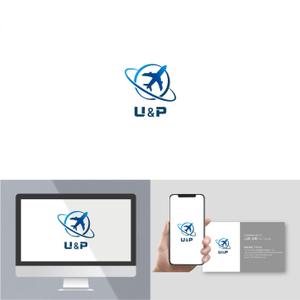 angie design (angie)さんの航空関連事業を営む「U＆P」のロゴへの提案