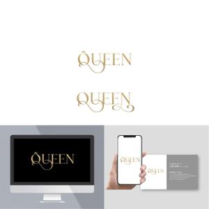 angie design (angie)さんのキャバクラ『QUEEN』のロゴへの提案