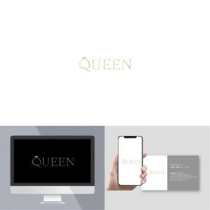 angie design (angie)さんのキャバクラ『QUEEN』のロゴへの提案