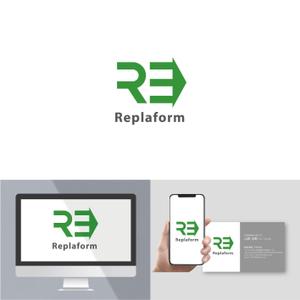 angie design (angie)さんのECプラットフォーム「Replaform」ロゴ作成への提案