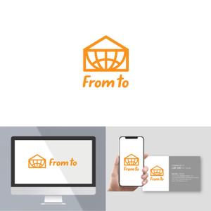 angie design (angie)さんの海外ビジネスマッチングサービス「From to」のロゴ作成への提案