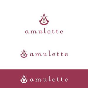 crawl (sumii430)さんの中古ブランド品ショップサイト『amulette』のロゴへの提案