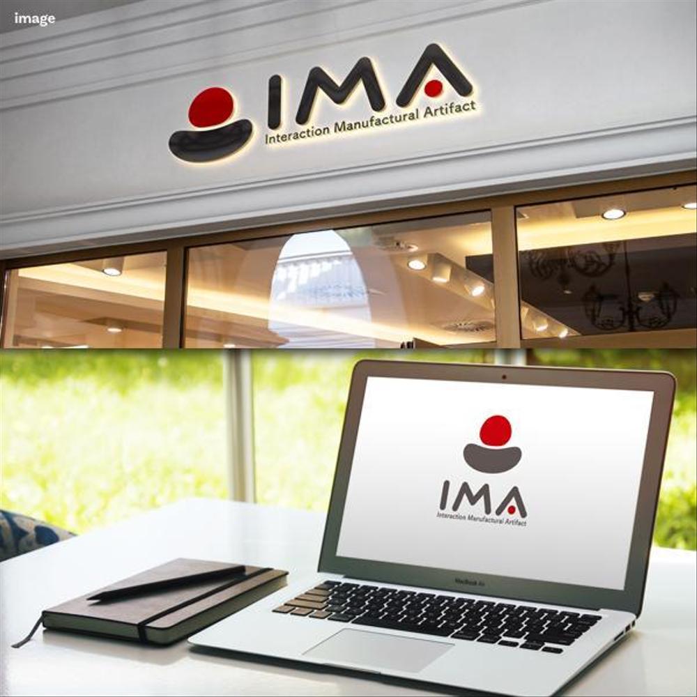 新規オープンギャラリー「IMA」のロゴ制作