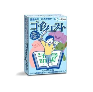 futaoA (futaoA)さんの語彙力を上げる国語の知育カードゲーム「ゴイクエスト」のパッケージデザインへの提案