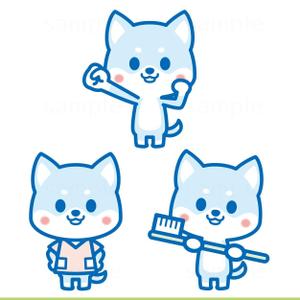 THE_watanabakery (the_watanabakery)さんの『歯科医院』で使用する犬をモチーフとしたキャラクターへの提案