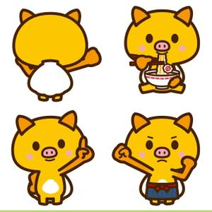 THE_watanabakery (the_watanabakery)さんのまつやま帆立豚骨ラーメン　一誠のキャラクターへの提案