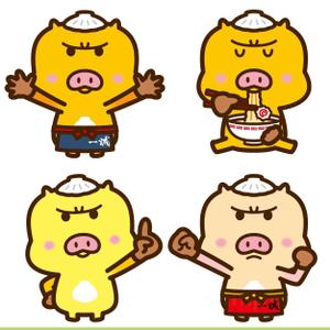 THE_watanabakery (the_watanabakery)さんのまつやま帆立豚骨ラーメン　一誠のキャラクターへの提案