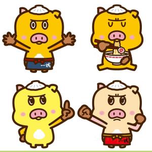 THE_watanabakery (the_watanabakery)さんのまつやま帆立豚骨ラーメン　一誠のキャラクターへの提案