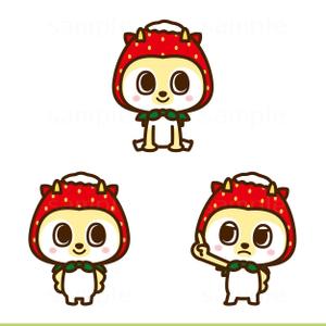 THE_watanabakery (the_watanabakery)さんのイチゴ農場「ヨッシャァ駒ヶ根」のマスコットキャラクターへの提案