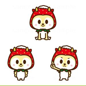 THE_watanabakery (the_watanabakery)さんのイチゴ農場「ヨッシャァ駒ヶ根」のマスコットキャラクターへの提案