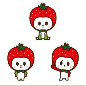 THE_watanabakery (the_watanabakery)さんのイチゴ農場「ヨッシャァ駒ヶ根」のマスコットキャラクターへの提案