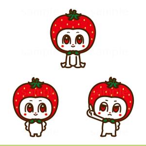 THE_watanabakery (the_watanabakery)さんのイチゴ農場「ヨッシャァ駒ヶ根」のマスコットキャラクターへの提案